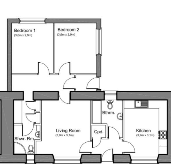 5 Riverside Place Thurso. 2 Bed, 2 Bathrooms. Εξωτερικό φωτογραφία